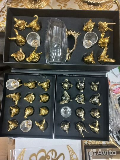Подарочный набор Рюмки перевертыши звери