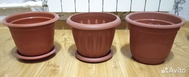 Горшки 3 - 3,7л для цветов
