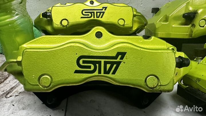 Тормозная стстема Brembo 17z на subaru BL/BP