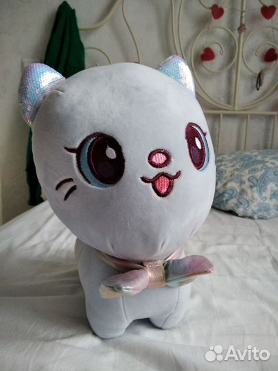 Мягкая игрушка кошка 35 см