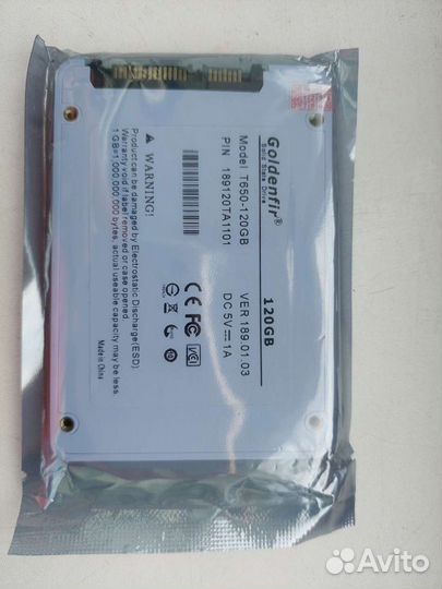 Ssd 120gb новый