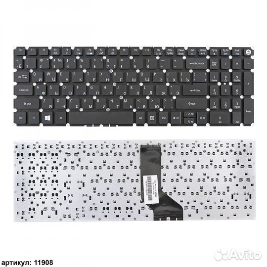 Клавиатура для ноутбука Acer Aspire E5-522, E5-573