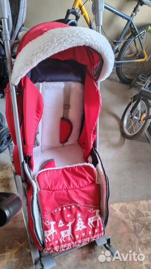 Детские санки коляска