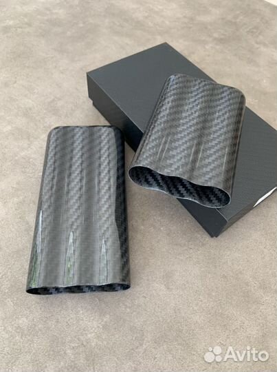 Чехол из карбона на 3 сигары (Италия)