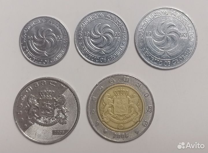 Монеты Грузии, обмен продажа