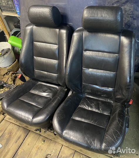 Передние сиденья электро bmw e34 е32
