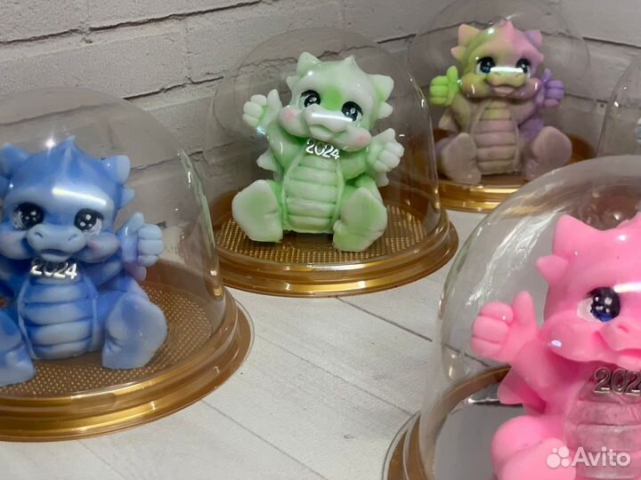 Дракончик из мыла ручной работы