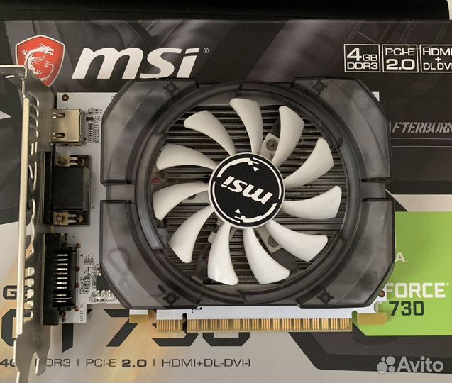 Видеокарта GeForce GT 730 MSI 4GB DDR3