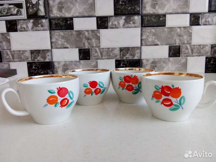 Чайная посуда СССР (з-д Красный фарфорист и др.)