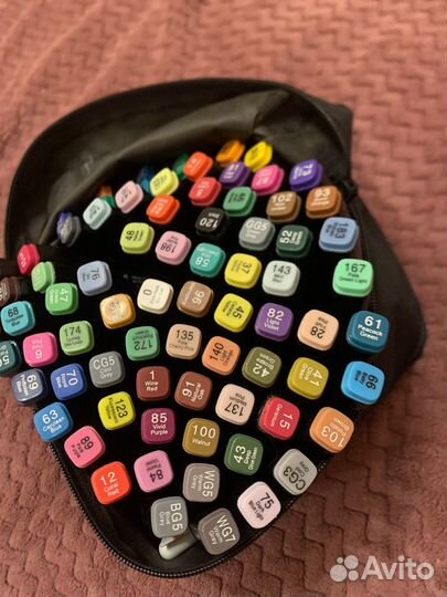 Маркеры для скетчинга двухсторонние