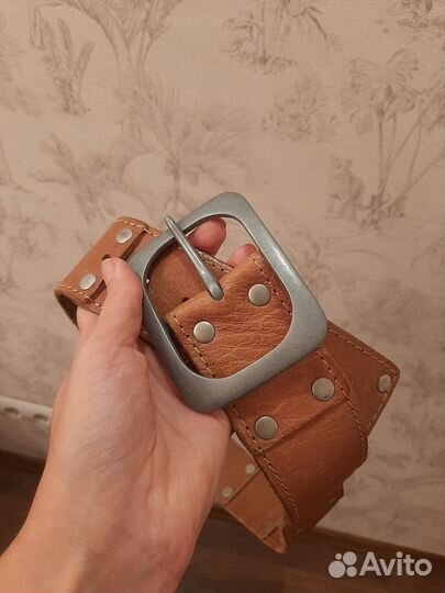 Ремень женский кожаный