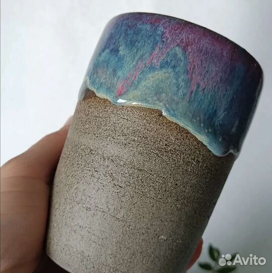 Стакан кружка для кофе ручная работа