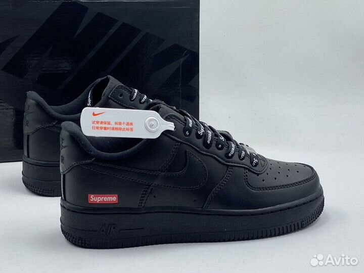 AIR force 1 LOW supreme black