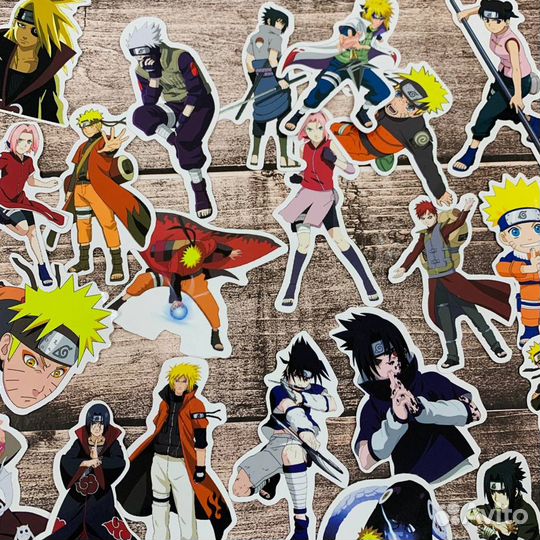 Набор наклеек Наруто (Naruto)