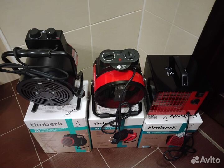 Электро тепловая пушка Timberk 3.0 кВт новые