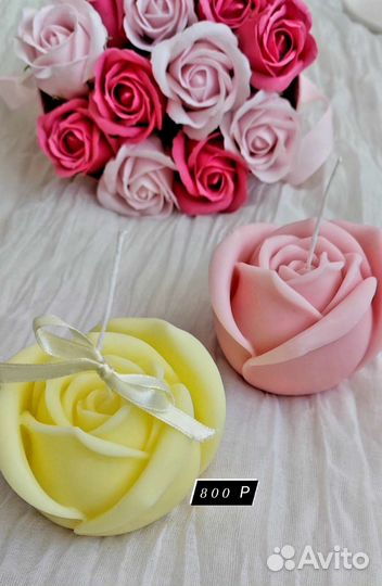 Ароматическая свеча ручной работы