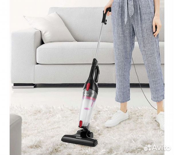 Вертикальный пылесос кт-597-1 черный