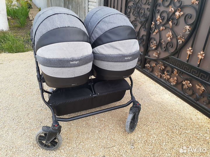 Коляска для двойни Indigo Duo 18