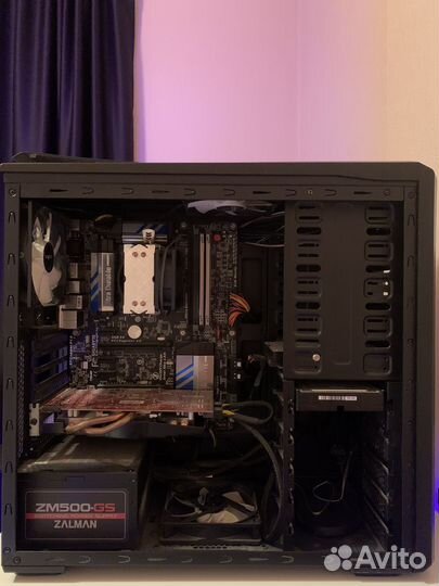 Компьютер пк системный блок монитор клавиатура