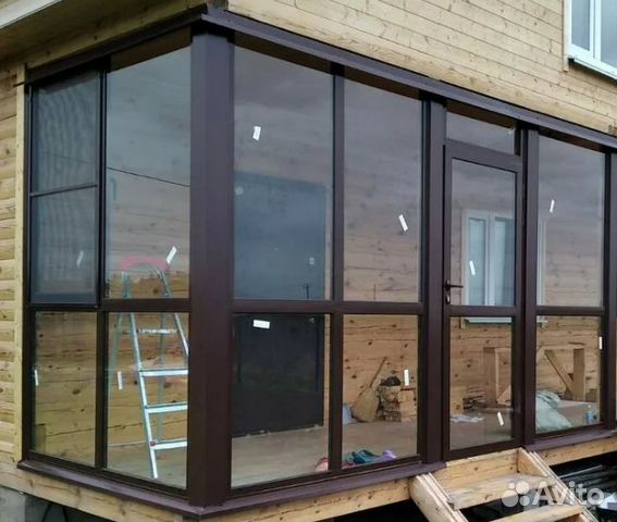 Тамбур из алюминия