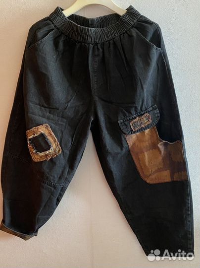 Стильные брюки/бриджи джинса бохо