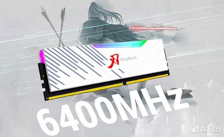 KingBank Оперативная память RGB XMP expo DDR5 6400