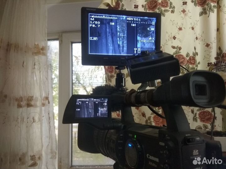 Canon XH A1s+видеорекордер