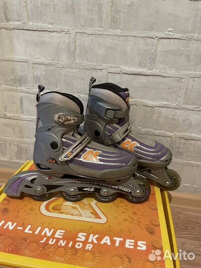 Роликовые коньки раздвижные 35-38