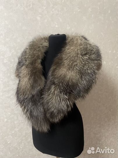Меховой Воротник из чернобурки