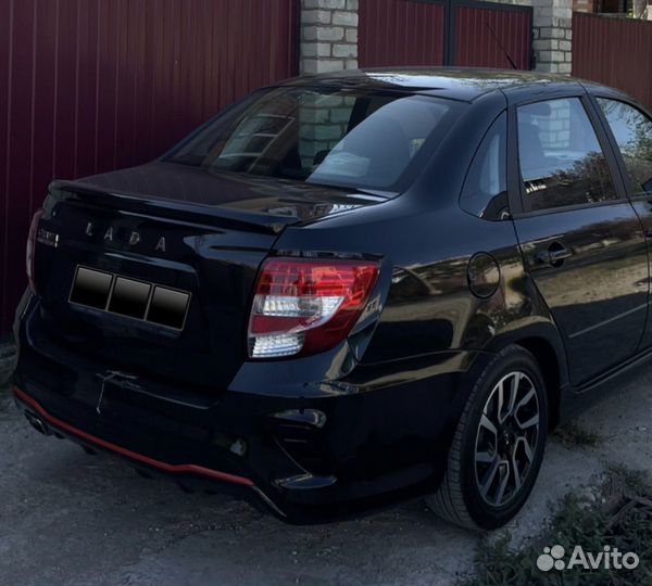 Бампер задний гранта drive active