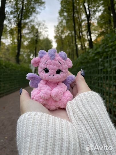 Мягкая игрушка Дракоша, ручная работа, Символ 2024