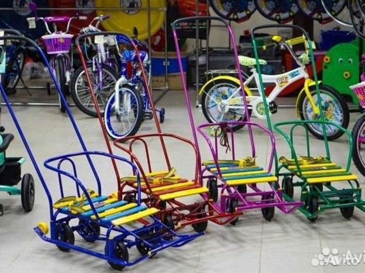 Санки-коляски, санки любые. Огромный выбор