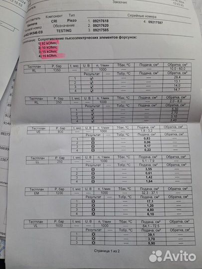 Форсунка топливная Land Rover Range Rover Sport, 2007