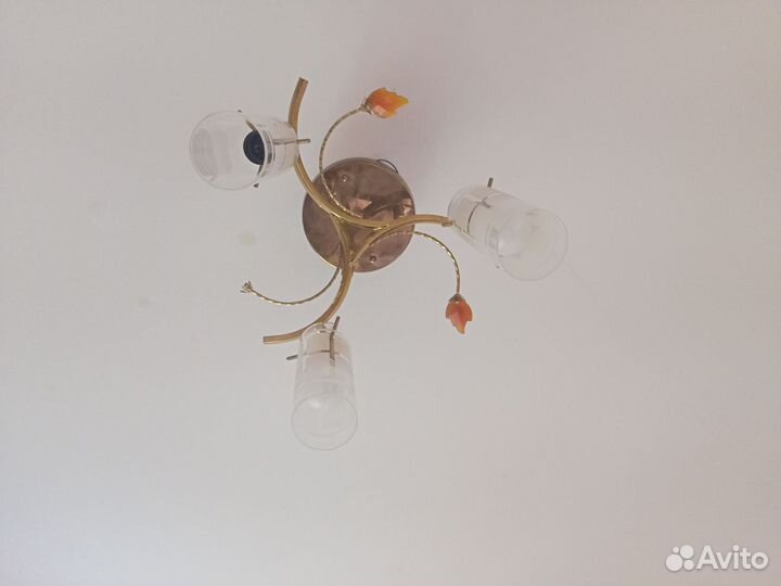 Люстра медная