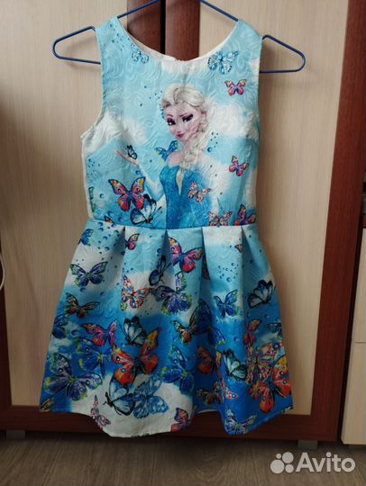 Платье для девочки с Эльзой