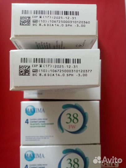 Линзы контактные