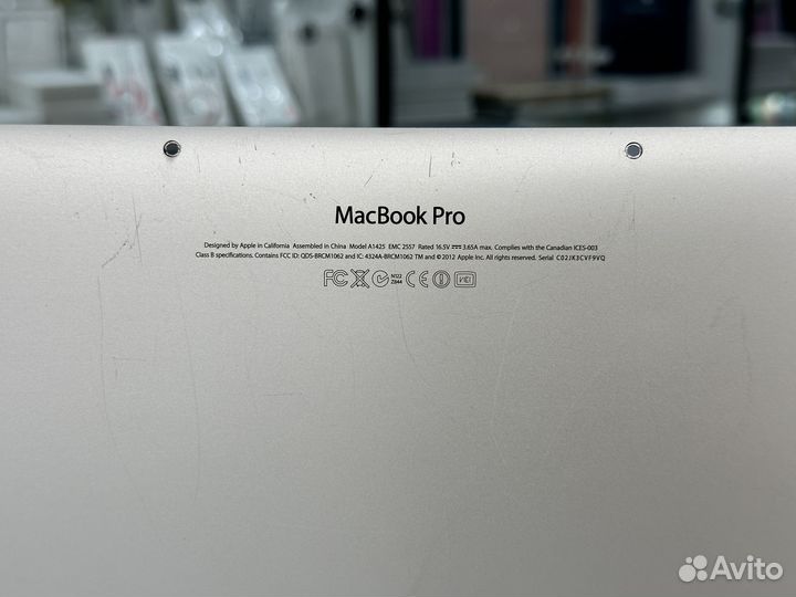 Нижняя крышка MacBook Pro 13 A1425 / A1502 2012-15