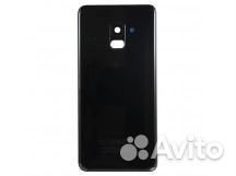 Задняя крышка для Samsung A530F (A8 2018) Черный