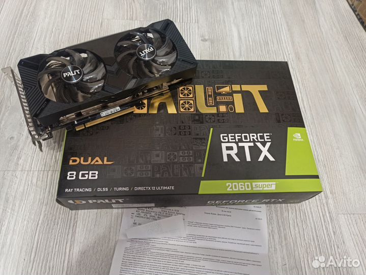 Видеокарта 2060super 8gb гарантия