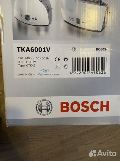 Кофеварка Bosch - tka6001v