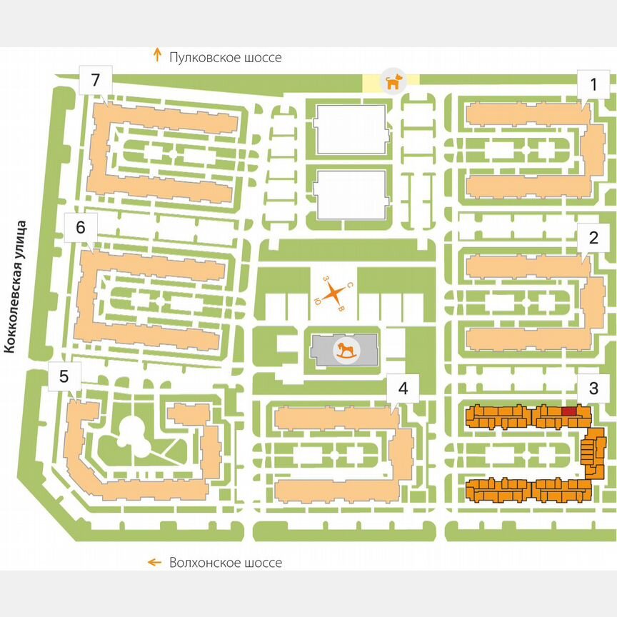 2-к. квартира, 56,1 м², 2/5 эт.