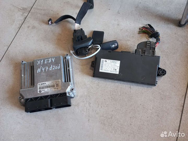 Блок DDE+CAS 3+ ключ BMW X1 E84 N47D20D