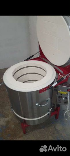 Обжиг в муфельной печи 60 литров