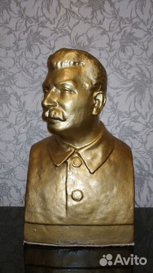 Бюст Сталина, Гжель, 30-е годы, керамика, редкий