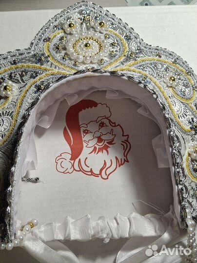 Кокошник снегурочки взрослый