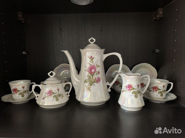 Сервиз кофейный Польша 1970гг на 6 персон