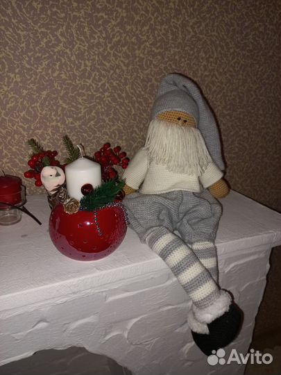 Интерьерная игрушка Рождественский гном