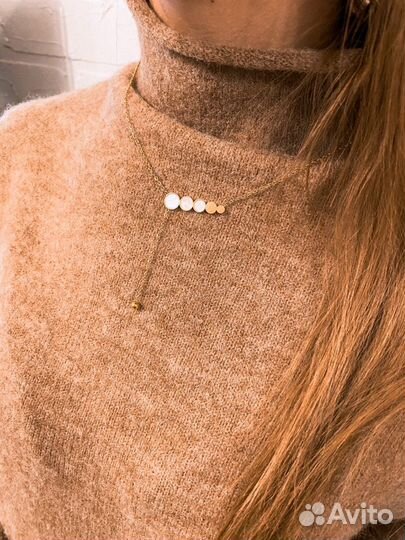 Цепочка колье с подвеской новая