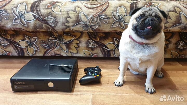 Xbox 360 Слим 250 gb Freeboot+ 59 игр