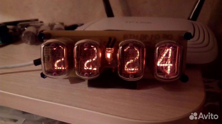 Часы на газоразрядных индикаторах ин-12А на микрок